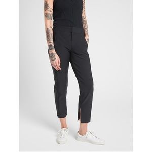 NWT Athleta Stellar Crop Trouser Pant Solid Black